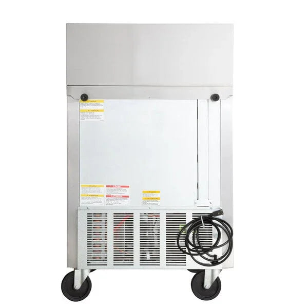 Beverage Air 27" One Door Mega Top Refrigerated Sandwich Prep Table, 6.76 cu. ft. | SPE27HC-12M