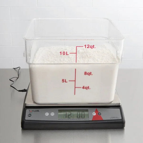 Taylor 66 lb. Digital Portion Control Scale with an Oversized Platform | TE66OS