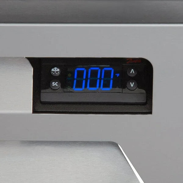 Beverage Air 52" Vista Series Two-Section Solid Door Reach in Freezer, Bottom Mounted, 46.2 cu. ft. | FB49HC-1S