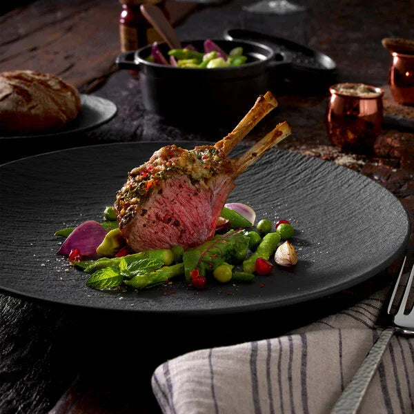 Villeroy & Boch 16-4074-2621 Plate, 11-1/4 in  dia., round, flat, dishwasher, microwave & salamander safe, po