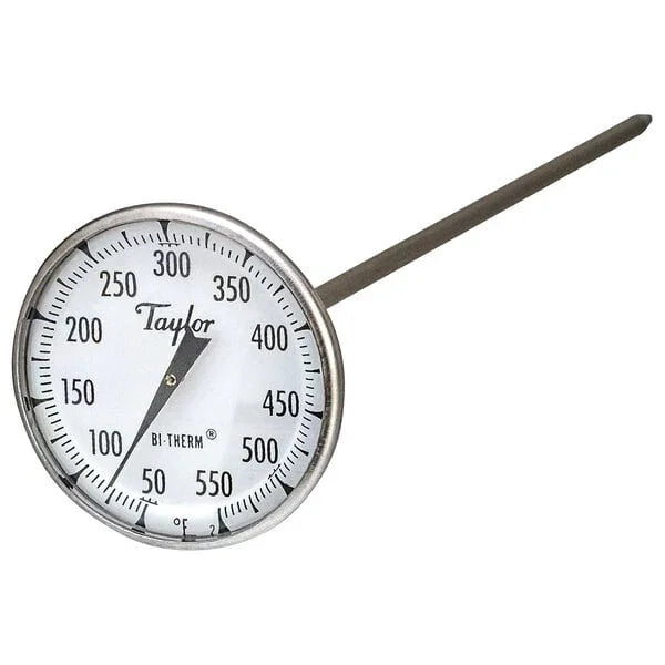 Taylor 8" Superior Grade Instant Read Probe Dial Thermometer for 50° to 550°F  | 6220J