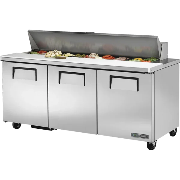 True TSSU-72-18-HC | 72" Sandwich Salad Prep Table  18 Pans  21.5 cu. ft.