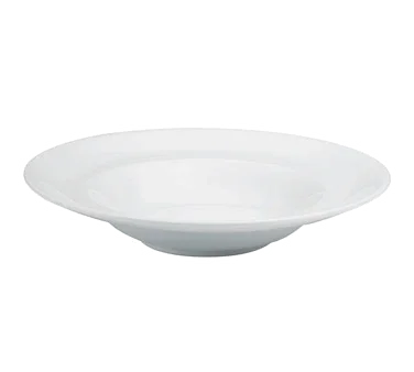 Buffalo F8010000748 Pasta Bowl, 32 oz., 10-3/8", round, rimmed deep, porcelain, bright white, Whitew