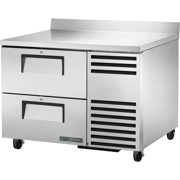 True TWT-44D-2-HC | 44" 2-Drawer Deep Work Top Refrigerator