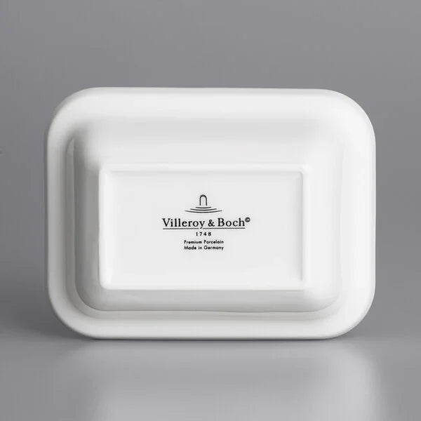 Villeroy & Boch 16-4036-3900 Bowl, 6-7/10oz, 4-3/4 in  x 3-1/2 in  (11.5 x 8.5 cm), rectangle, stackable, pre