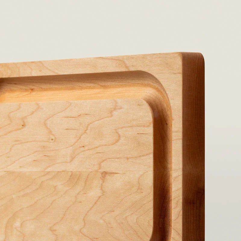 John Boos Chop-N-Slice Maple Cutting Board With Juice Groove & Eased Corners, 12" x 8" x 1" | 209