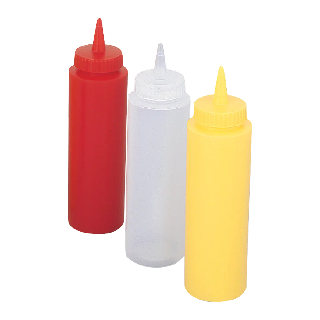 Browne 12 oz Clear Squeeze Bottle | 2103