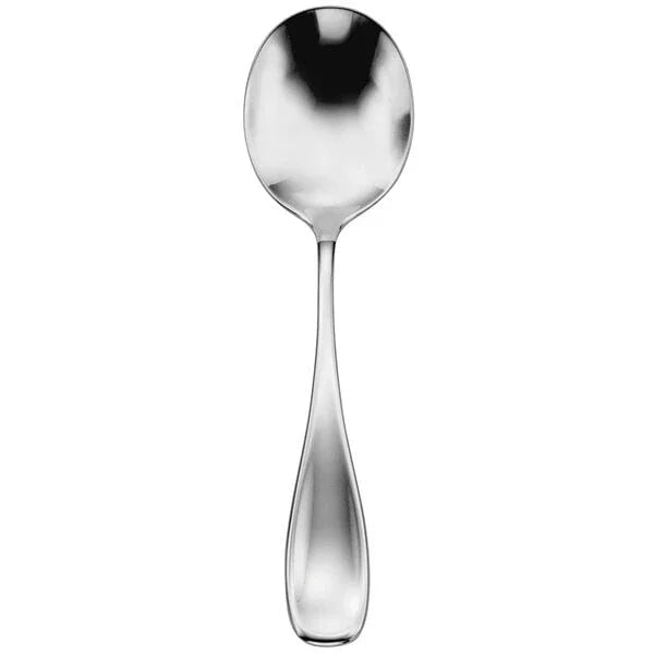Oneida B517SRBF | Voss II | Soup Spoon 7" Round Bowl Heavyweight 18/0 Stainless Steel