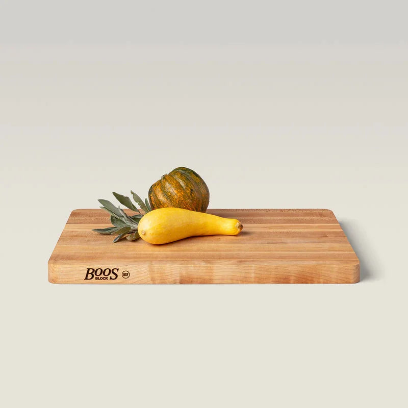 John Boos Maple Chop-N-Slice Reversible Cutting Board with Eased Corners, 20" x 15" x 1.25" | 214