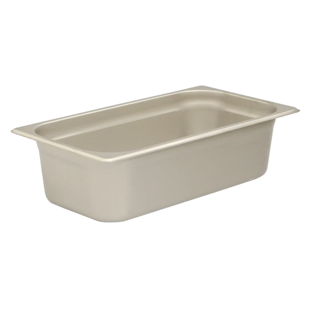 Browne 1/3 Size Solid Steam Pan, 4" Deep, Heavy Weight | 22134