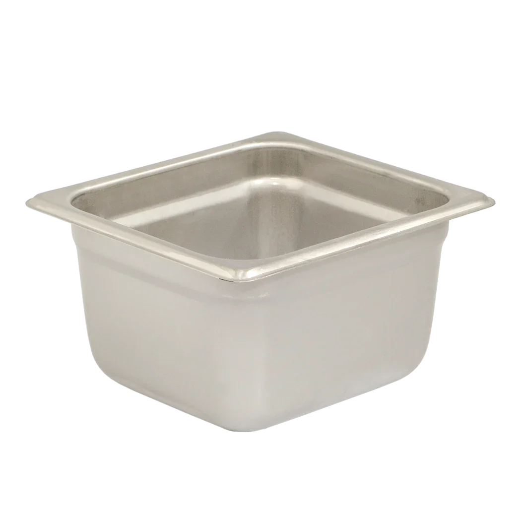 Browne 1/6 Size Solid Steam Pan, 4" Deep, Heavy Weight | 22164