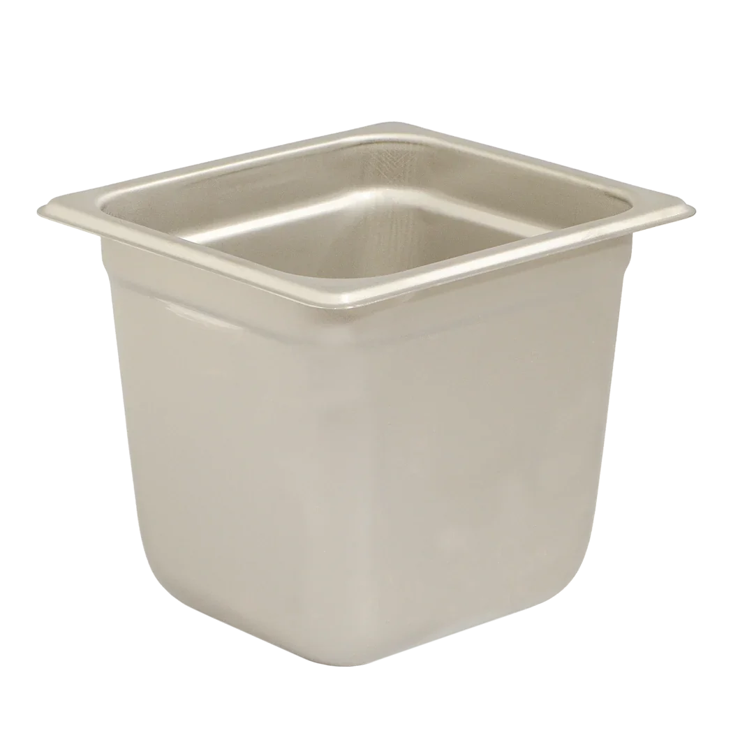 Browne 1/6 Size Solid Steam Pan, 6" Deep, Heavy Weight | 22166