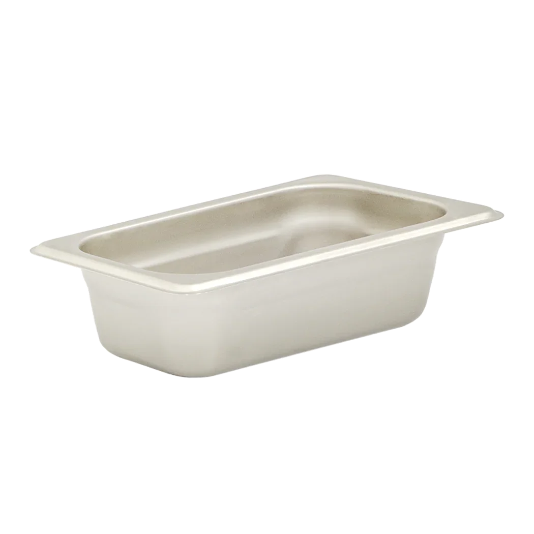 Browne 1/9 Size Solid Steam Pan, 2.5" Deep, Heavy Weight | 22192