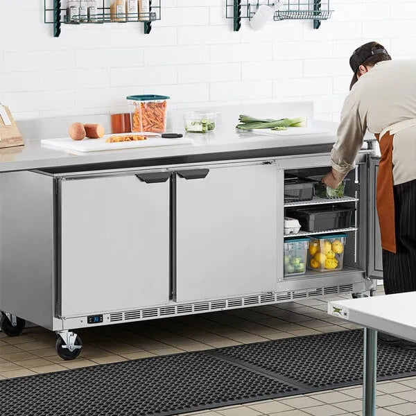 Beverage Air 72" Undercounter Three Door Refrigerator, 17.88 cu. ft. | UCR72AHC