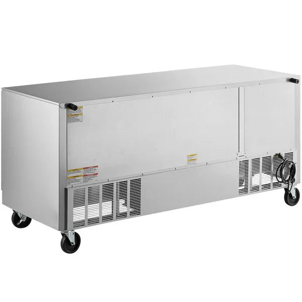 Beverage Air 72" Undercounter Three Door Refrigerator, 17.88 cu. ft. | UCR72AHC