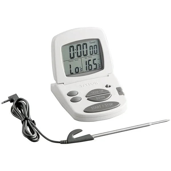 Taylor Digital Cooking Thermometer and 24 Hour Timer, 32° to 392°F | 1470FS