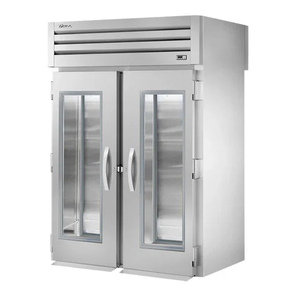 True STA2RRT-2G-2S | SPEC SERIES® | 68" Glass-Door Roll-Thru Refrigerator | Stainless Steel