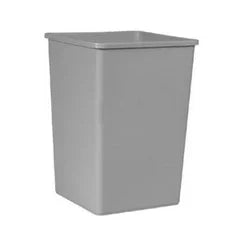 Rubbermaid FG395800GRAY | Untouchable Square Waste Container 35G | Gray