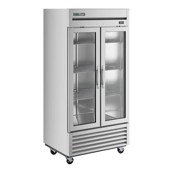 True T-35G-HC~FGD01 | T-Series  40" 2-Glass Door Reach-In Refrigerator  Bottom Mounted  32 cu. ft.