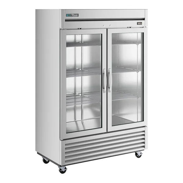 True T-49G-HC~FGD01 | T-Series  54" 2-Glass Door Reach-In Refrigerator  Bottom Mounted  44.6 cu. ft.