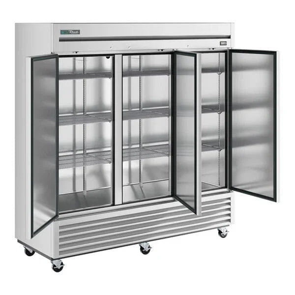 True T-72-HC | T-Series  78" 3-Solid Door Reach-In Refrigerator  Bottom Mounted  65.6 cu. ft.
