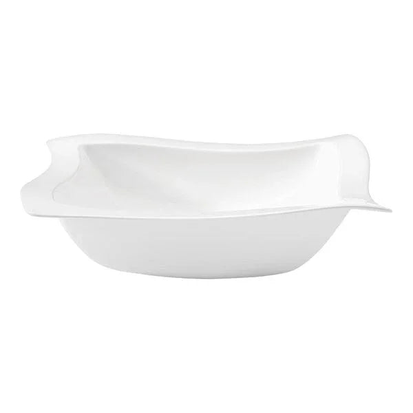 Villeroy & Boch 10-2525-3320 Salad Bowl, 13 in  x 13 in , 123 oz., premium porcelain, New Wave