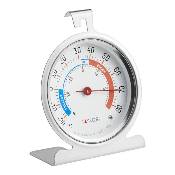Taylor 3" Dial Refridgerator/Freezer Thermometer, -20°F to 80°F | 5924