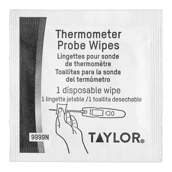 Taylor Anti-Bacterial Thermometer Probe Wipes (10 Boxes per Case) | 9999N