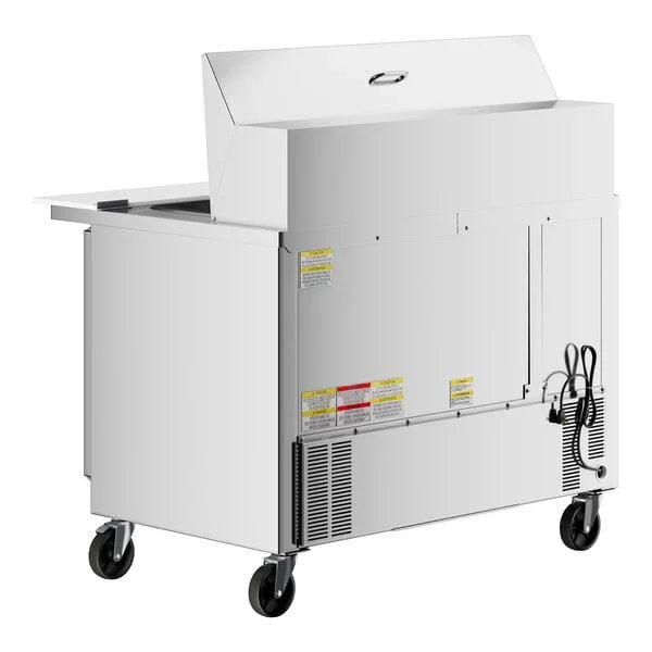 Beverage Air 48" Two Door Mega Top Refrigerated Sandwich Prep Table, 13.01 cu. ft. | SPE48HC-18M