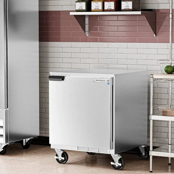 Beverage Air 27" Undercounter One Door Refrigerator, 6.13 cu. ft. | UCR27AHC