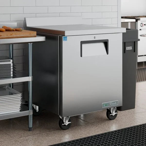 True TWT-27-HC | 28" 1-Solid Door Work Top Refrigerator  7.6 cu. ft.