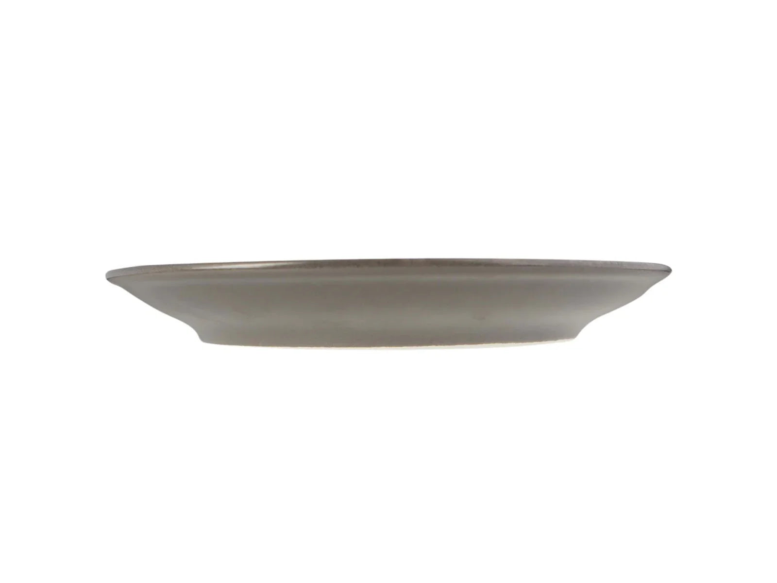 Porland Lykke 9.9" Grey Round Plate (6/Case) | 04ALM005939