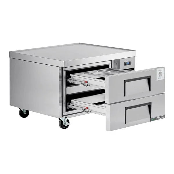 True TRCB-36-HC | 36" 2-Drawer Chef Base | 5.9 cu. ft.