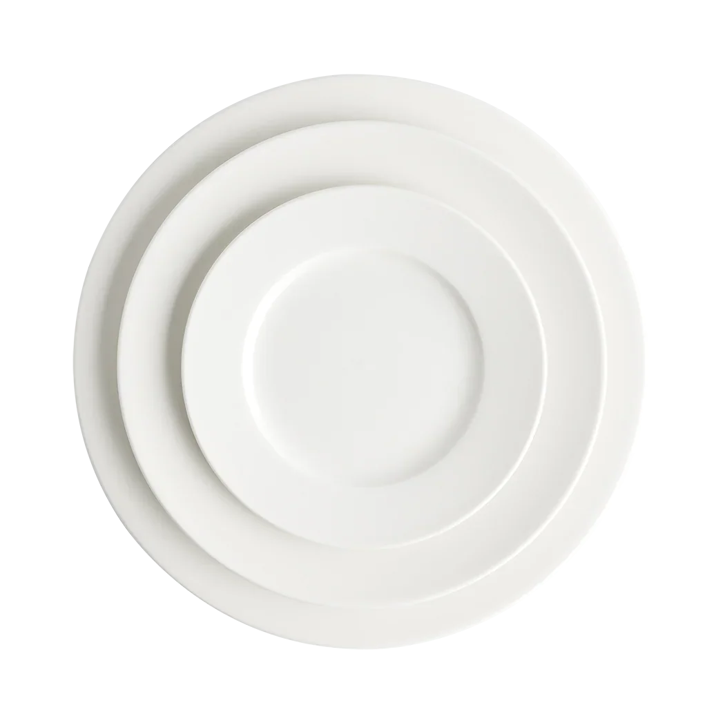 Browne Foundation 6.5" Round Wide Rim Plate (36/Case) | 5630106