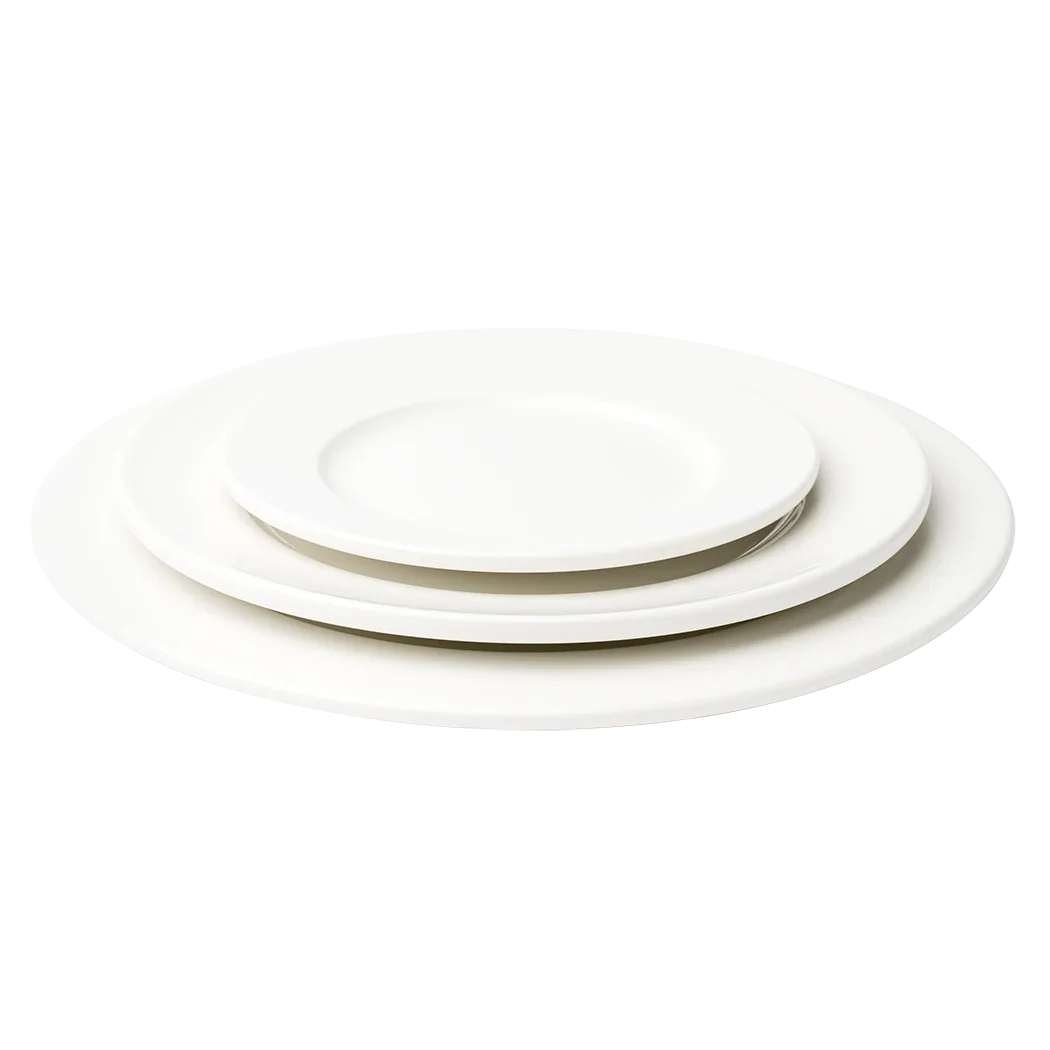 Browne Foundation 10.75" Round Wide Rim Plate (12/Case) | 5630110