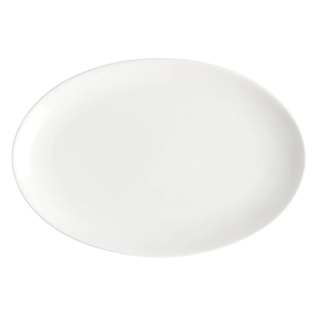 Browne Foundation 12" x 8" Oval Coupe Plate (12/Case) | 5630117