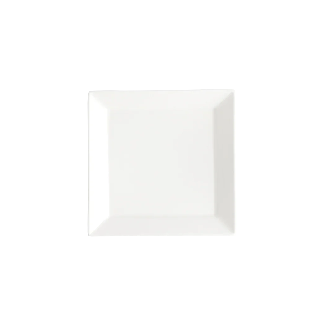 Browne Foundation 6" Square Wide Rim Plate (36/Case) | 5630192