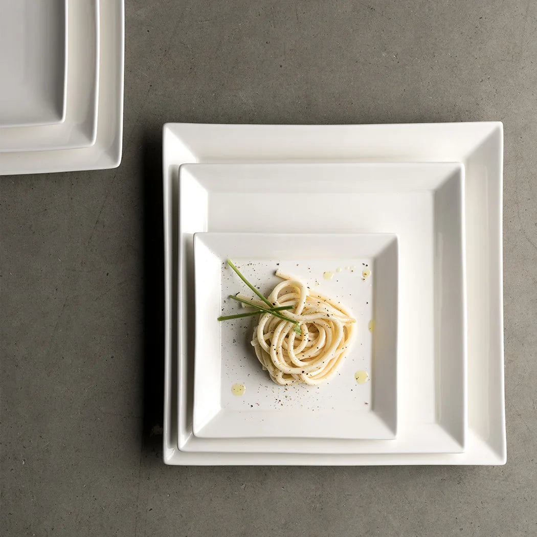 Browne Foundation 6" Square Wide Rim Plate (36/Case) | 5630192