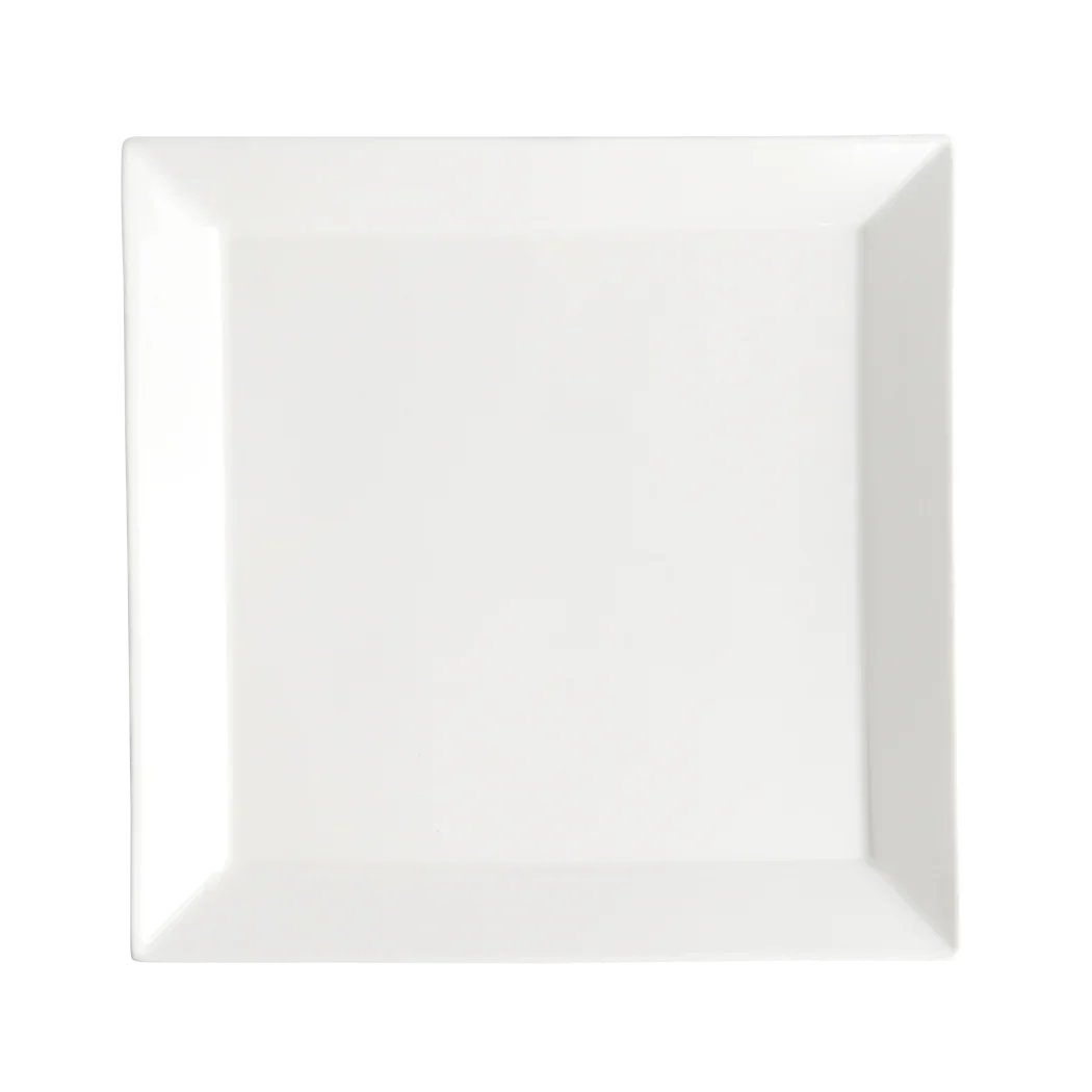 Browne Foundation 10" Square Wide Rim Plate (36/Case) | 5630193