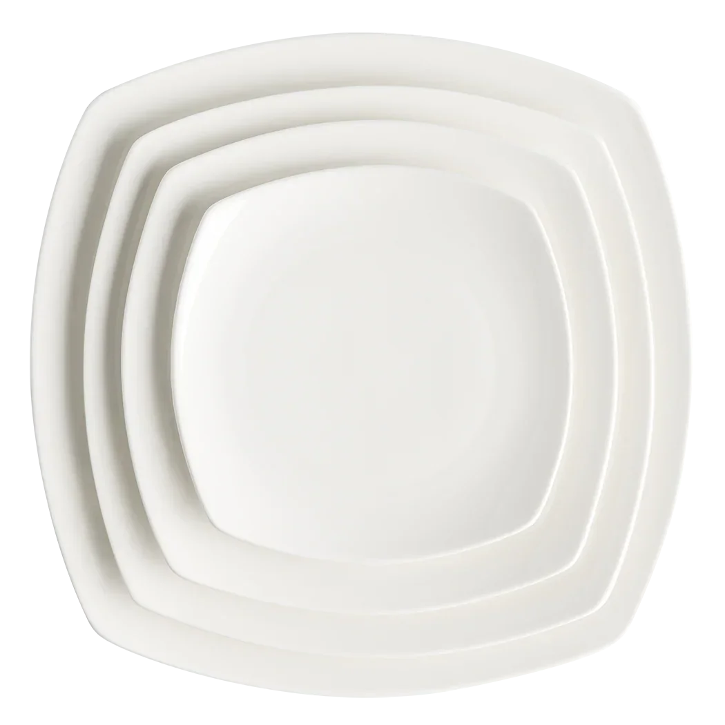 Browne Foundation 8.5" Rounded Square Coupe Plate (24/Case) | 5630196
