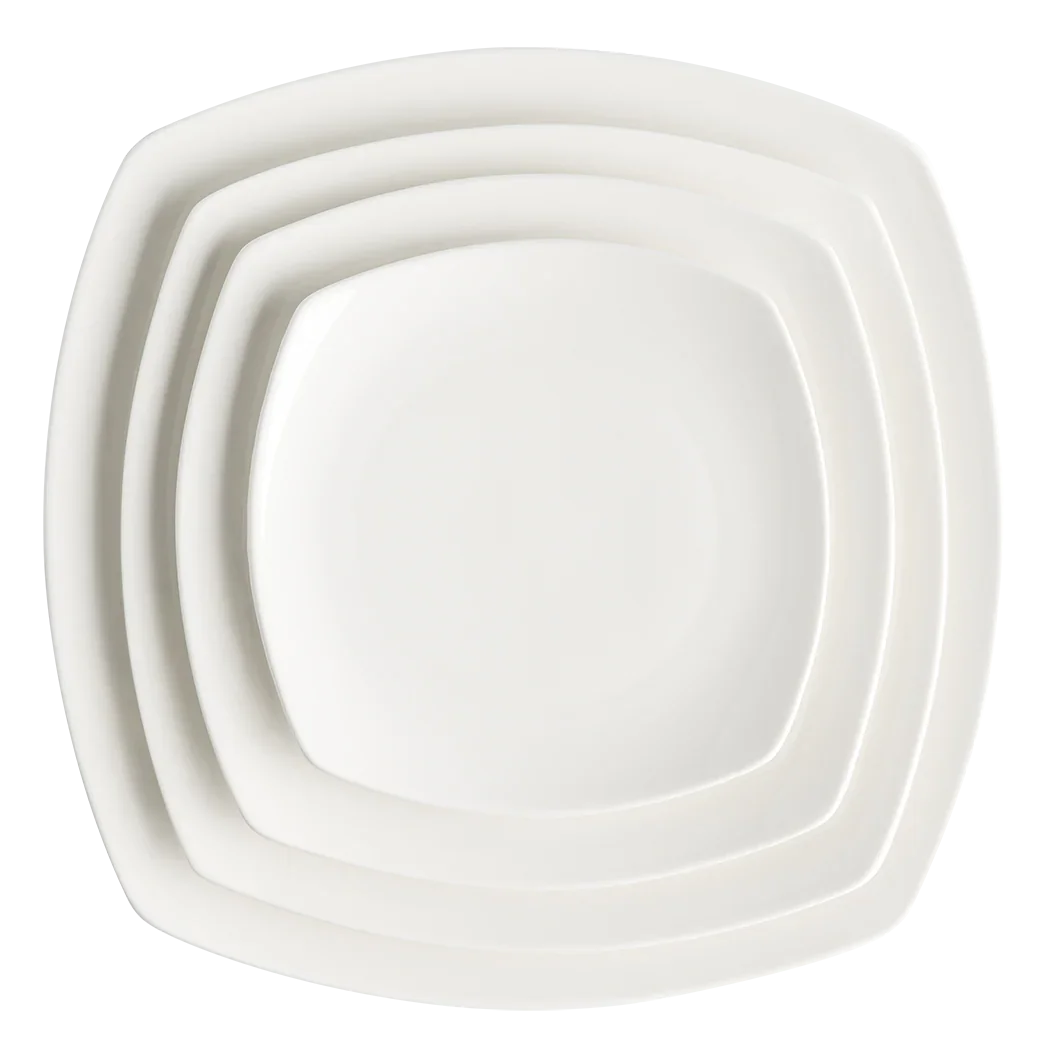 Browne Foundation 11.75" Rounded Square Coupe Plate (12/Case) | 5630198