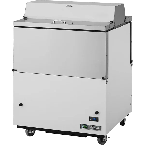 True TMC-34-DS-SS-HC | 34" Dual Sided Milk Cooler | 13.8 cu. ft.