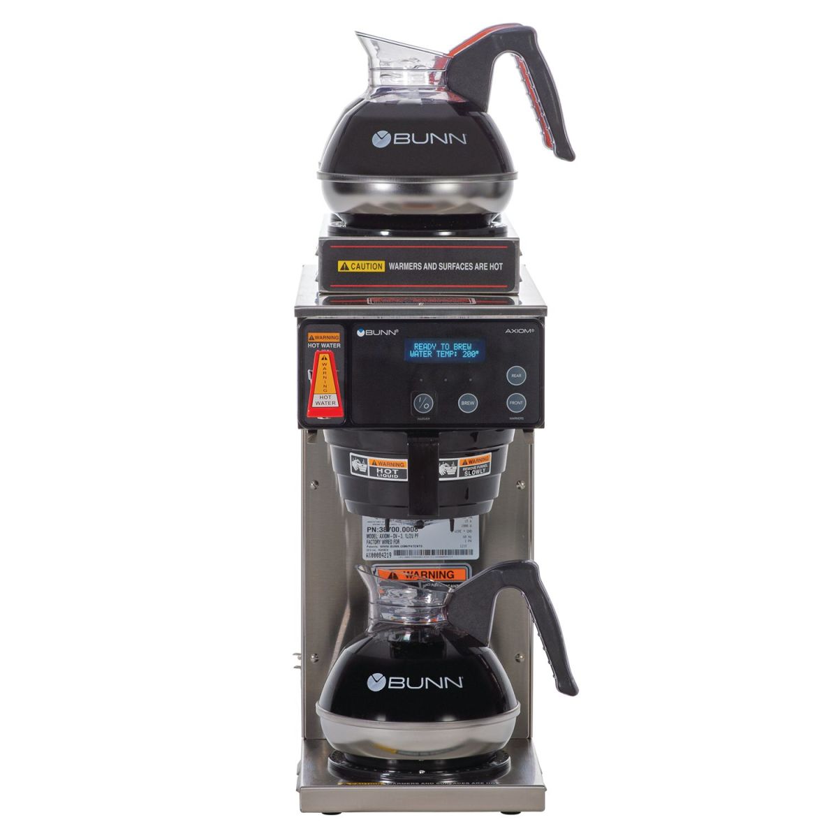 BUNN-O-MATIC 38700.6000 AXIOM-15-3T 120V 15A ST/PF