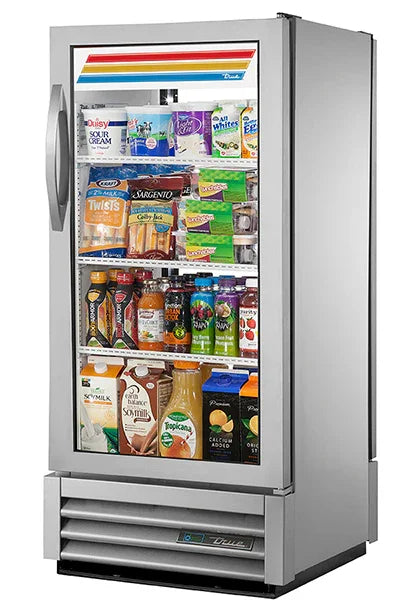 True GDM-10PT-HC~TSL01 | 25" 1-Glass Door Pass-Thru Refrigerated Merchandiser  10.2 cu. ft.