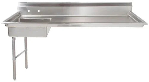 Omcan 40191 Soiled Dishtable 62"x30"x44"