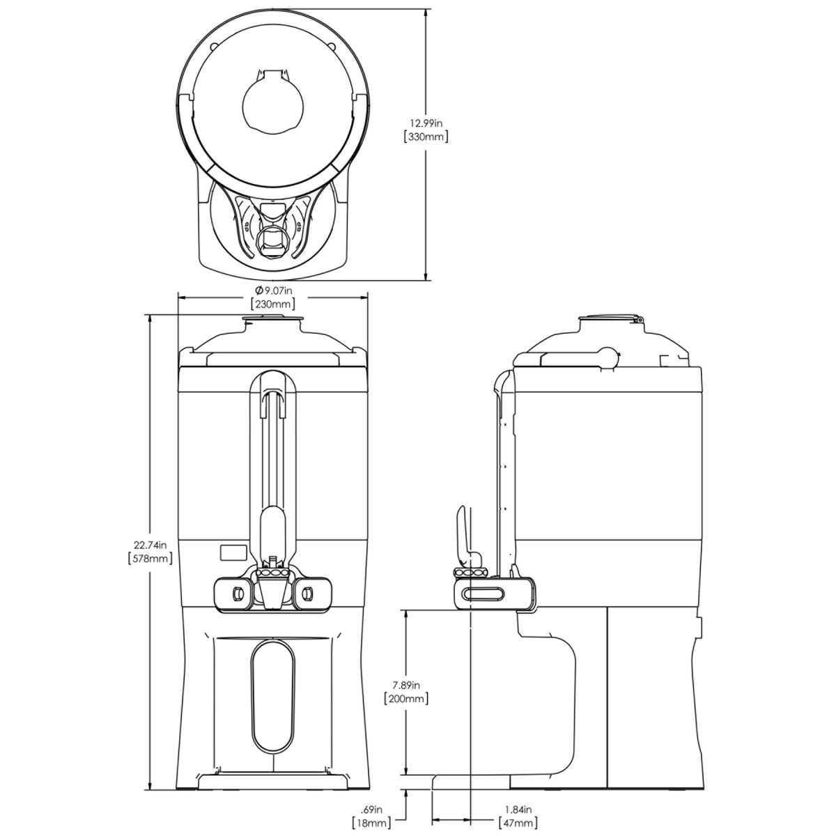 BUNN-O-MATIC 44050.6200 TF SERVER GEN3 1.5G MECHANICAL