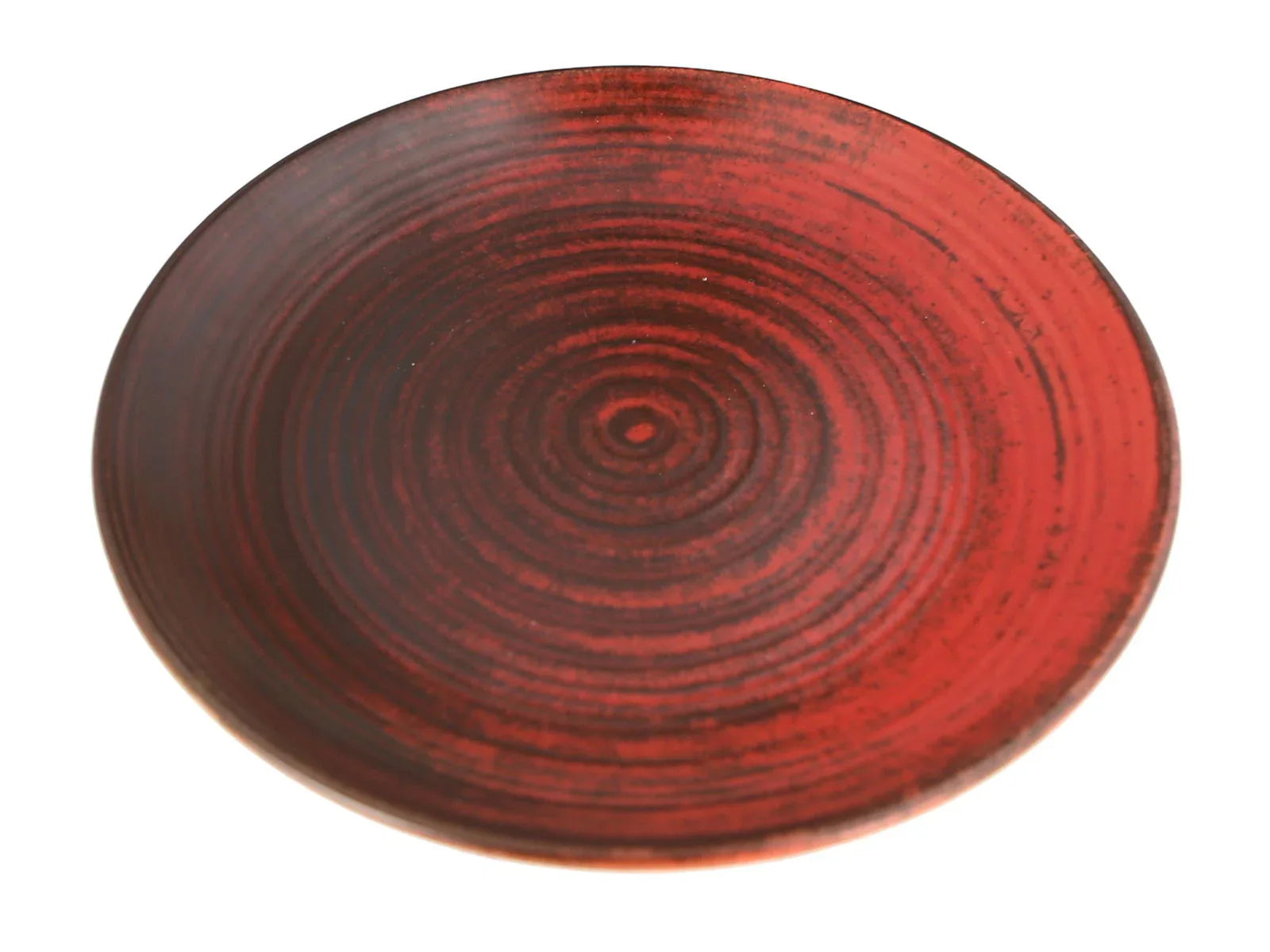 Porland Lykke 12.15" Red Round Plate (6/Case) | 04ALM005946