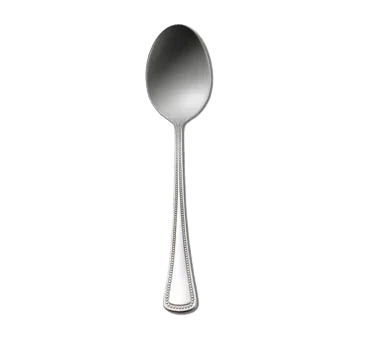 Oneida 2544SPLF | Needlepoint | Soup/Dessert Spoon 6-3/4" Oval Bowl 18/10 Stainless Steel