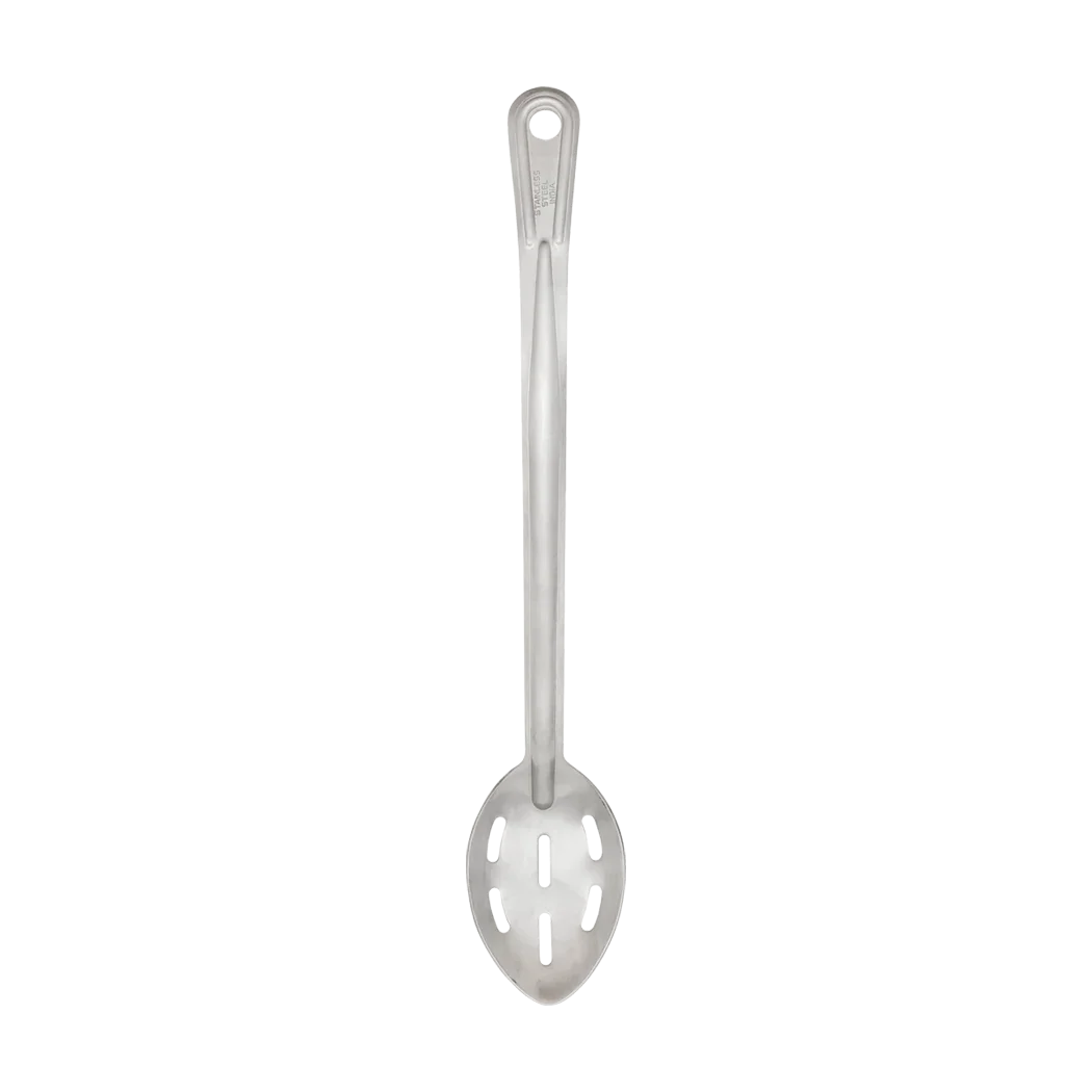 Browne Renaissance 13" Curved Slotted Basting Spoon | 4767