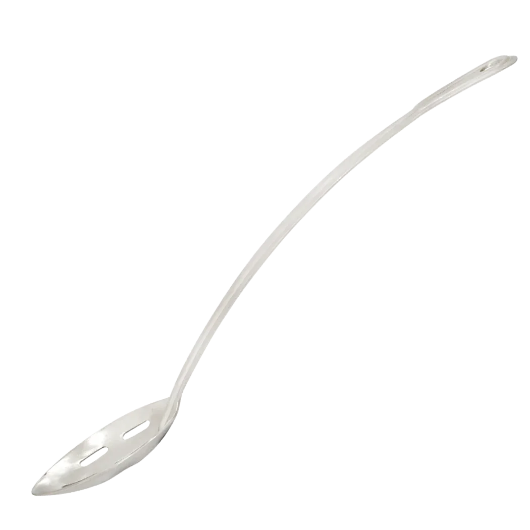 Browne Renaissance 13" Curved Slotted Basting Spoon | 4767